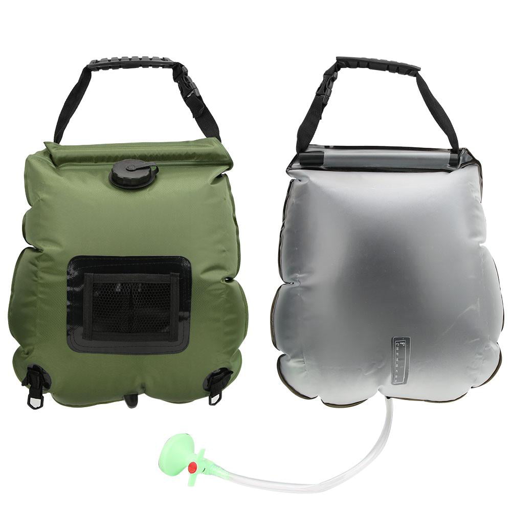 LHCER Outdoor Portable 20L Solar Heating Hot Water Shower Bag for ...