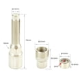 thumbnail image 4 of 2x Extractor de Brazo de Manivela de Bicicleta, Herramienta Extractora de Bielas Estriadas Y Cónicas Cuadradas 2 piezas, 4 of 8