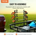 thumbnail image 2 of VEVOR Trimmer Rack, 3 Place Weeder Trimmer Rack, Locking Trim Holder Landscape Trailer Rack Carrier Mount on Open Pickup/Trailer Enclosed Trailers, Pair, 2 of 9