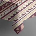 thumbnail image 3 of Brown Ethnic Stripe Pattern Rectangle Tablecloth 60"x84",Waterproof Polyester Rectangle Table Cloth, Wipeable Spillproof Polyester Tablecloth for Dining, Camping, Indoor and Outdoor, 3 of 5