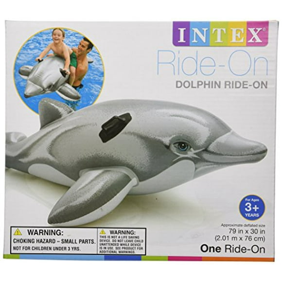 Intex Récréation Corp 58539NP Dauphin Ride-on Gonflable