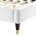 thumbnail image 6 of Modway Aviana Performance Velvet King Bed in White, 6 of 10