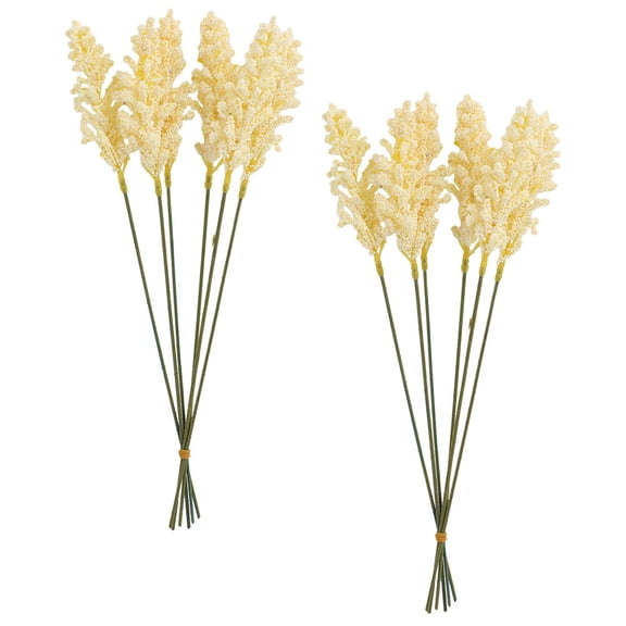 DRAFIDEEP Set of 12 Faux Corn Stalks Artificial Plants for Indoor and Outdoor Decoration