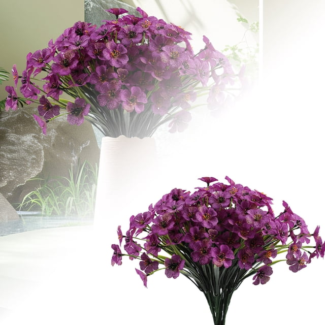 Flores e Imitación de Flores de Exterior Hechas de Materiales como Flores de Exterior y Plásticos de Imitación que no se Destiñen