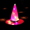 thumbnail image 5 of Halloween Decorations Witch Hat Outdoor Hanging Lighted Glowing Witch Hat Decorations Halloween Led Glowing String Battery Operated Halloween Decor for Outdoor, 5 of 8