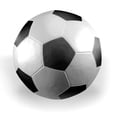 thumbnail image 2 of Ballon Football Sur Fond Wall Mural by Wallmonkeys Peel and Stick Graphic (24 in H x 24 in W) WM106875, 2 of 4