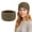 Khaki, variant on GOGO Winter Headband for Women, Khaki Knitted Ear Warmer Furry Fleece Lined for Cold Weather Ear Muff
