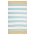 thumbnail image 5 of Swan Comfort 100% Cotton Pestemal Turkish Bath & Beach Towel, 39" x 70" - Ice Blue - Yellow, 5 of 6