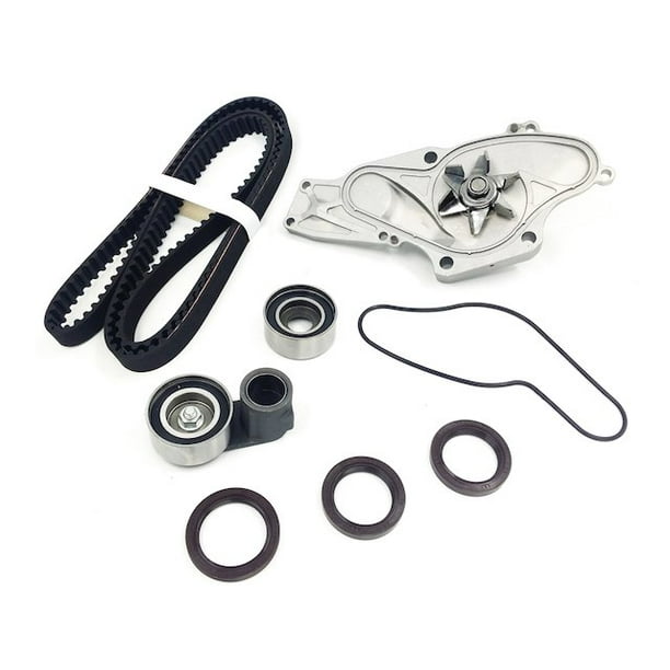 Timing Belt and Water Pump Kit with Roller Tensioner Bearing, Idler