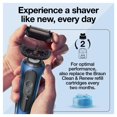 thumbnail image 2 of Braun Series 6 Electric Shaver Replacement Head with Sensitive Skinguard, Easily Attach Your Shaver Head, Compatible with next Generation Series 6 Shavers, 64B, Black, 2 of 8