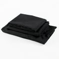 thumbnail image 7 of Ntbay 3-Piece Microfiber Toddler Sheet Set, Soft and Breathable Toddler Bedding Set, Include Crib Fitted Sheet Flat Sheet and Envelope Pillowcase, Black, 7 of 7