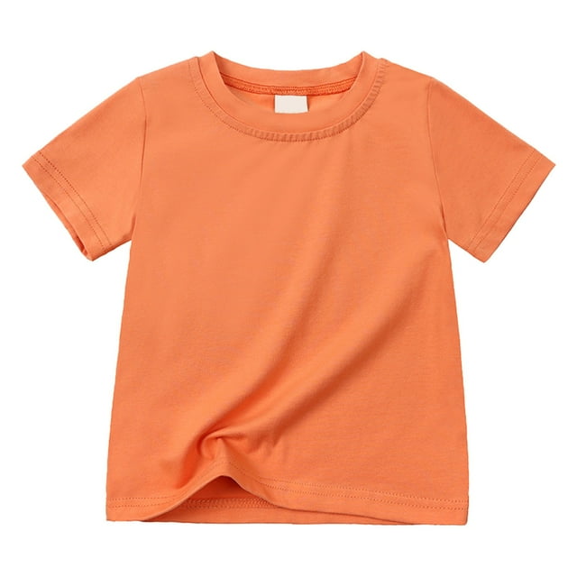 ManxiVoo Girls Racerback Dance Tank Top Crop Sports Top for Ballet Gymnastics and Active Play 150 Size Orange