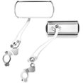 thumbnail image 2 of GFDYREE Rétroviseur de Vélo, une Paire de Rétroviseurs Arrière à Rotation 360° pour Guidon, Grand Angle - Argent, 2 of 7
