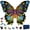 Multicolor Butterfly, variant on Keyohome Wooden Jigsaw Puzzles Unique Shape Jigsaw Puzzle Game Pieces Best Gift for Adults and Kids