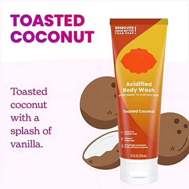 Clearance, Acidified Body Wash - 24 Hour Odor Control - Odor Better Than Soap , Safe For Sensitive Skin 250ml