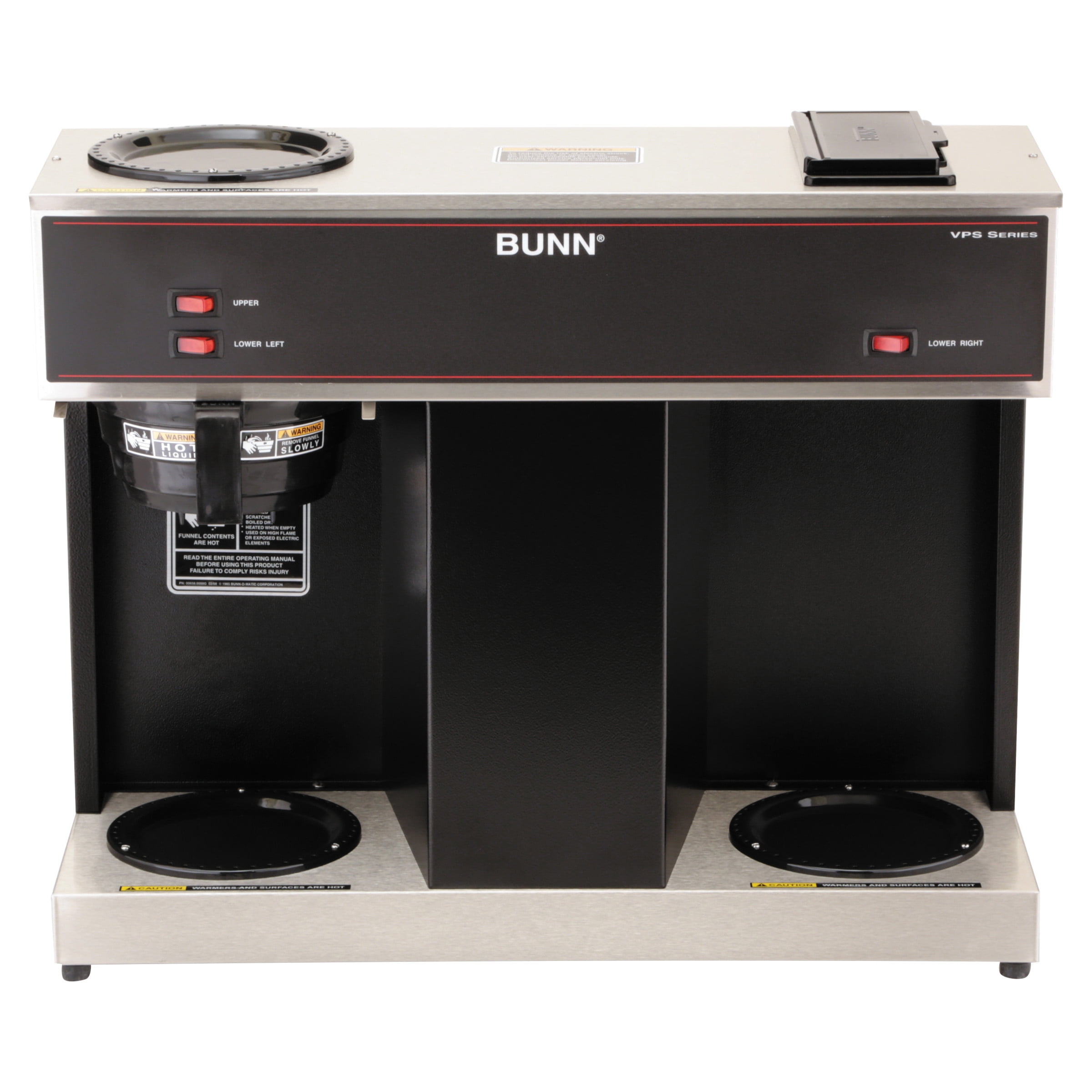 BUNN VPS 12Cup Commercial Coffee Brewer 3 Warmers 3.8 gallons of Coffee in Hour 72504072135 eBay
