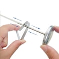 thumbnail image 4 of 6 Pcs Stainless Steel Thermometer Probe Clips, Thermometer Probe Holders for Temperature Reading, Food Thermometer Holder Clip for Cup Glasses Deep Fryer Coffee Pot Containers, 4 of 8