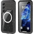thumbnail image 1 of For Samsung Galaxy S25 Plus Waterproof Case with Magnetic Magsafe Charging,IP68 Waterproof Case for Samsung S25 Plus Case Phone Cover with Screen Protector Cover Black, 1 of 6