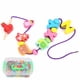 thumbnail image 1 of Regalo de cumpleaños para bebés, juguete de cuentas con cordones para bebés, juguete educativo para bebés, juguete con cordones, eficiencia óptima, 1 of 14