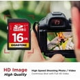 thumbnail image 4 of GIGASTONE 16GB SD Card UHS-I U1 Class 10 SDHC Memory Card High-Speed Full HD Video Canon Kodak Olympus Digital Camera, 4 of 7