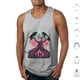 thumbnail image 3 of Vecna Is Watching You Tank Tops Print Cotton Things Stranger Will Byers Mike Eleven Lucas Dustin 80s Hawkins, 3 of 5