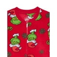thumbnail image 2 of The Grinch Kids Christmas Onesie Union Suit Pajamas, Sizes 4-12, 2 of 3