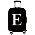 thumbnail image 1 of Housse de Valise Housse de Bagage Housse de Protection Valise Anti-Poussière Résistante à l'Usure Série Lettres Blanches Étui de Protection Accessoires de Voyage 8White E S, 1 of 6