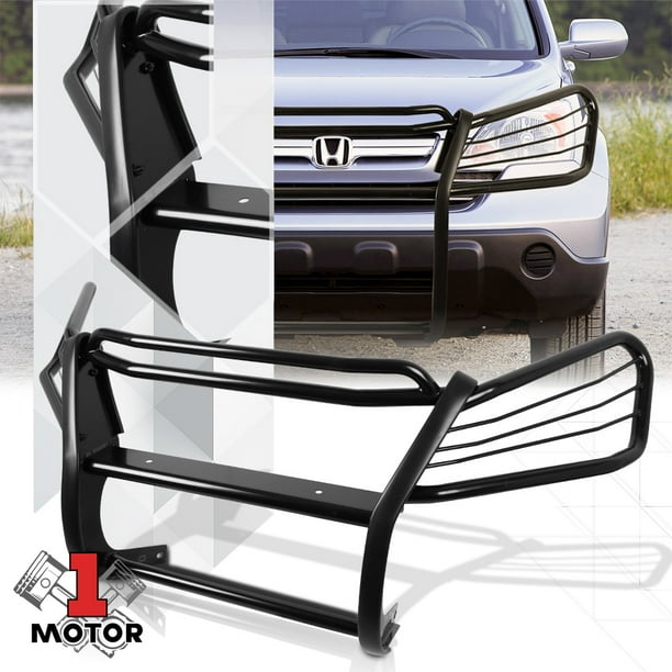Black Mild Steel Front Bumper Grille/Brush/Headlight Guard for 0711