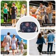 thumbnail image 7 of FORMRS Mini Crossbody Bag for Women Adjustable Rope Shoulder Casual Phone Purse, Red and Blue Fireworks Pattern, 7 of 7