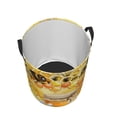 thumbnail image 3 of Balery Honey Bee Round Laundry Basket with Handles Waterproof Freestanding Laundry Hamper for Clothes Toys in the Dorm and Family-Small, 3 of 8