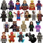 SwiftBricks 24-Piece Space Adventure Building Blocks with 1.77-Inch Action Figures