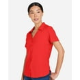 thumbnail image 2 of CORE365 CE510W Women's Ultra UVP Marina Shirt-Marina Red-S, 2 of 6