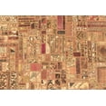 thumbnail image 1 of Ahgly Company Indoor Rectangle Patchwork Brown Transitional Area Rugs, 7' x 9', 1 of 4