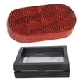 thumbnail image 1 of Fidget Slider Red Sandalwood Stress Relief Engraved Fingertip Fidget Slider Toy for Office Unlimited Water Ripple, 1 of 19