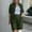 Army Green, variant on BLTIBY 2 Piece Sets for Women Summer Solid Color Loose Short Sleeve Lapel Button Shirts Wide Leg Shorts Vacation Outfits with Pockets 2025 White XL