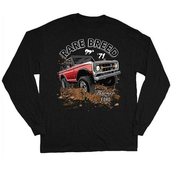 Long Sleeve T-shirts Mens Graphic Tees Ford Bronco