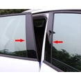 thumbnail image 5 of Xotic Tech Black Window Pillar Posts Molding Pre-Cut Cover Side Door Trims 6pcs for Toyota Camry 2018 2019 2020, 5 of 7