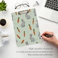 Acrylic Writing Board Silver 12.5*9 Inch Clipboards Transparent Acrylic ...