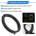 thumbnail image 3 of Unique Bargains Speaker Spacer Ring Tweeter Speaker Spacer Adator for Honda Civic 2006-2011 for 6.5'' ABS 2 Pcs, 3 of 7