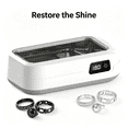 thumbnail image 5 of RAGUPEL 2026 New Ultrasonic Jewelry Cleaner, 640Ml 49Khz Ultrasonic Retainer Cleaner Machine, for Cleaning Glasses, Watches, Dentures, Rings, Razor Blades, 5 of 7