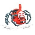 thumbnail image 2 of Tren de peluche de terror, juguete de tren de araña de dibujos animados, muñeco de peluche suave, regalo para niños y niñas, 2 of 8