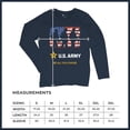 thumbnail image 7 of US Army Be All You Can Be Women's Long Sleeve T-shirt American Flag Military Veteran DD 214 Patriotic Armed Forces Licensed, 7 of 7