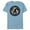 Ocean Blue, variant on Hocus Pocus I Suggest We Form A Calming Circle - Short Sleeve Blended T-Shirt for Adults - Customized-Denim Snow Heather