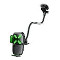 thumbnail image 2 of Car Phone Holder Bracket Auto Stand Convenient Car Accessories Sturdy Dashboard Green B, 2 of 8