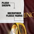 thumbnail image 4 of The Lord of The Rings Blanket, 50'x60' The One Ring Silky Touch Sherpa Back Super Soft Throw Blanket, 4 of 5