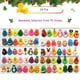 thumbnail image 3 of Juego de juguetes de baño WYNAKESHU, patos de goma surtidos, 24 piezas, a granel, 3 of 7