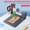 thumbnail image 3 of Engraving Module,Wood Leather Adjustable Head Speed Cutter 3d Printer Cover Adjustable 10w Ideal Diy Craft 450nm 10w Leather Fabric Craft Wood Paper Head 10w With Cover Printer Router, 3 of 7