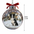 thumbnail image 2 of 2026 Wildlife Wonders Collection Crystal Acrylic Ornament, Vivid 2D Flat Animal Woodland Christmas Ornaments, Clear Christmas Balls, Western Christmas Tree Ornaments, 2 of 5