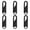 Black, variant on Detachable Zipper Pull Replacements, Metal Universal Zipper Repair Kit for Jackets Backpacks Luggage Handbags Boots and Outerwear Repairing Accessories, Gold