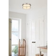thumbnail image 2 of LED de montaje empotrado Living District Kolson, 12 pulgadas, níquel pulido, 2 of 8